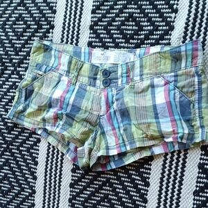Hollister Blue and Green Cargo Shorts Modern Fit